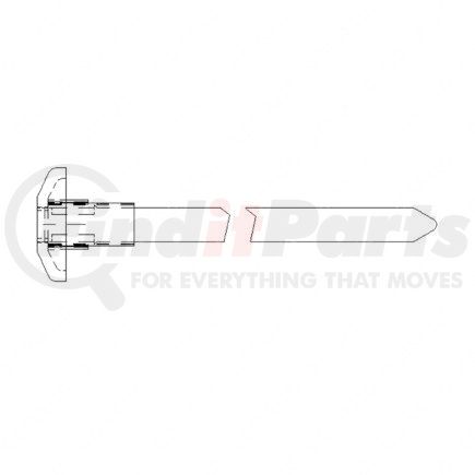 Freightliner 23-12069-004 Tie Down Strap - Cable, Button, 0.3 X 38.0 Inch