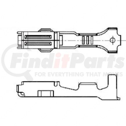 Freightliner 23-13208-100 Electrical Cables Terminals - Female, 0.5 - 1(20 - 16)