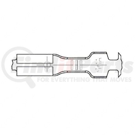 Freightliner 23-13208-200 Electrical Cables Terminals - Female, F110, Nib, 0.35-0.8