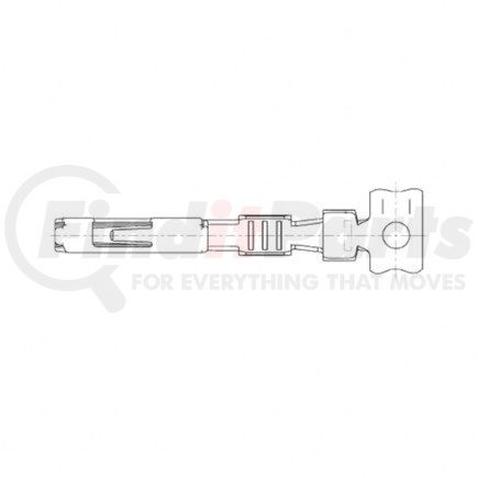 Freightliner 23-13208-385 Electrical Cables Terminals - Female, 0.64, 0.5 - 0.8(20 - 18)