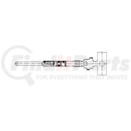 Freightliner 23-13208-712 Electrical Cables Terminals - Male, Mcon 1.2, 1 - 1.5