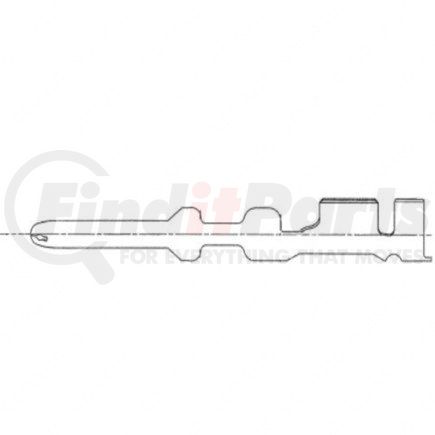 Freightliner 23-13211-411 Male Terminal - 1.6MM, 14-16AWG