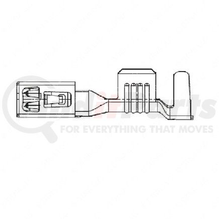 Freightliner 23-13211-502 Electrical Cables Terminals - Female, Cp2.8S, 0.5-1(20-16)