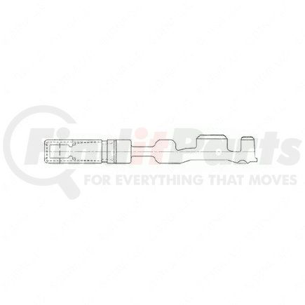 Freightliner 23-13211-520 Electrical Cables Terminals - Female, M1.6, Gold - Plated, 0.5 - 0.8