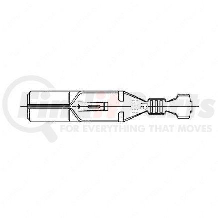 Freightliner 23-13213-433 Electrical Cables Terminals - Male, Metri Pack 630S, 5(10)