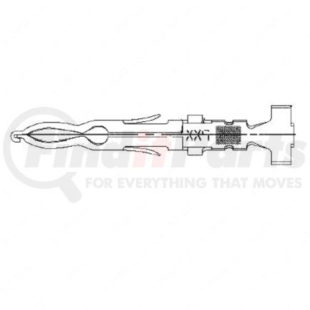 Freightliner 23-13214-130 Electrical Cables Terminals - Male, 0.5 - 0.8(20 - 18)