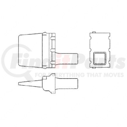 Freightliner 23-13303-041 Lock - Terminal, Cavity, Wm