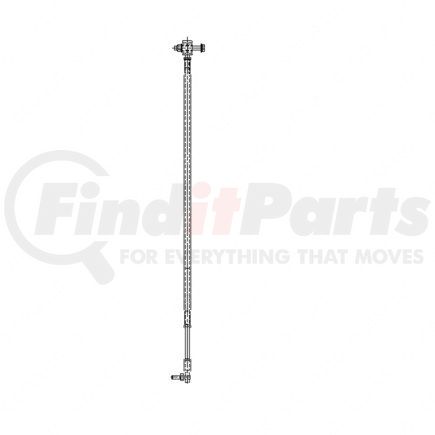 Freightliner A02-12303-008 Clutch Push Rod - Clutch Pedal to Intermediate LeverSteel, 3/8-24 UNF in. Thread Size