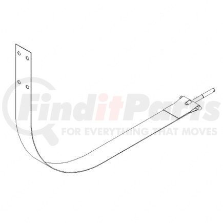 Freightliner A03-28692-001 Fuel Tank Strap - Stainless Steel