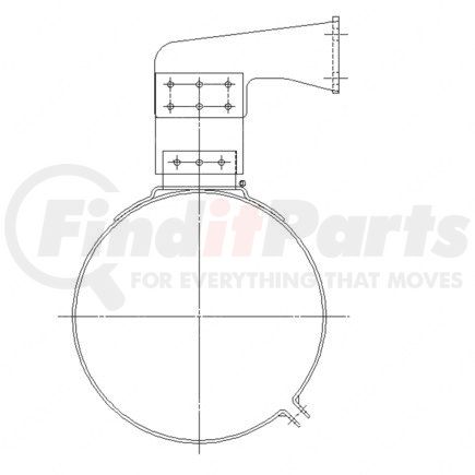 Freightliner A04-16895-001 Exhaust Muffler Mount