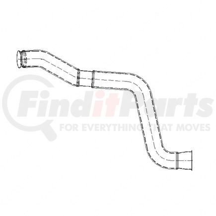 Freightliner A04-26053-001 PIPE-EXHAUST.ENGINE-TURBO OUTLET.2K.ISB0