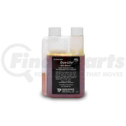 Tracerline TP3940-0008 Dye-Lite® Water-Based Rite-Blend™ Universal Coolant Dye, 8 oz.