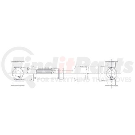 Freightliner A09-09171-692 Drive Shaft - 1760 Full Round, Main, 69.5 Inch