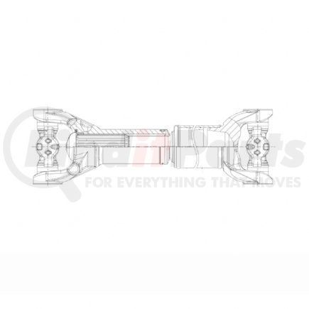 Freightliner A09-10595-572 Driveline - RPL20, Main, 57.5 Inch