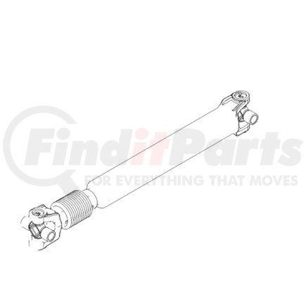 Freightliner A09-10749-552 Drive Shaft - SPL100XS, Inboard, Main, 55.5 Inch