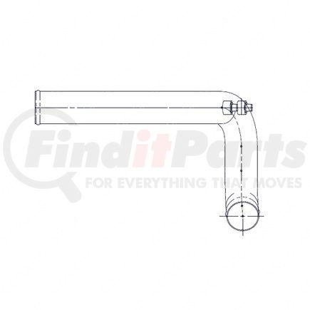 Freightliner A05-16055-000 PIPE-RAD.LWR.L10.D12.A