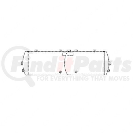 Freightliner A12-14855-000 TANK-AIR,SPLIT,1860