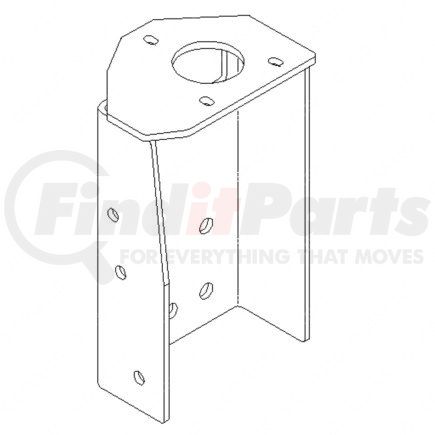 Freightliner A15-14424-000 Multi-Purpose Bracket - Cab Mount Assembly, Front