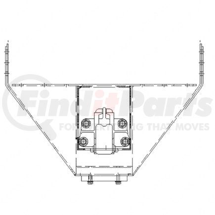 Freightliner A15-16186-000 Multi-Purpose Bracket - Towing, Silver Eagle