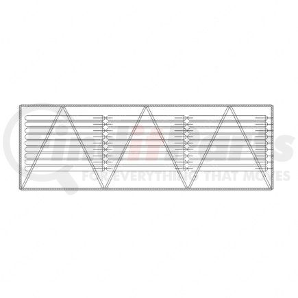 Freightliner A15-22076-000 Radiator Guard - B2, Jackable