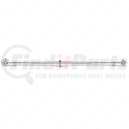 Freightliner A16-16405-000 Leaf Spring Assembly - 54