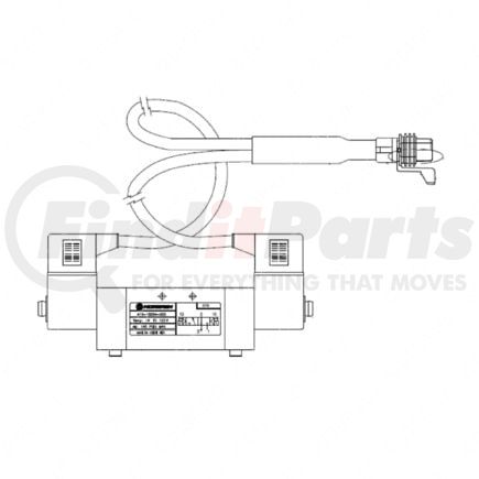 Freightliner A16-18694-000 Norgren Pneumatics Electronic Dump Auto Valve - Auto, Double Solenoid