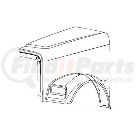 Freightliner A17-14881-003 Hood