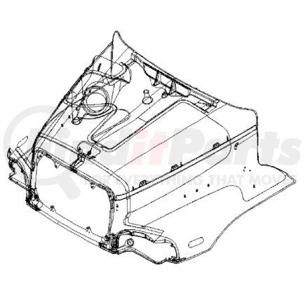 Freightliner A17-15420-000 Hood