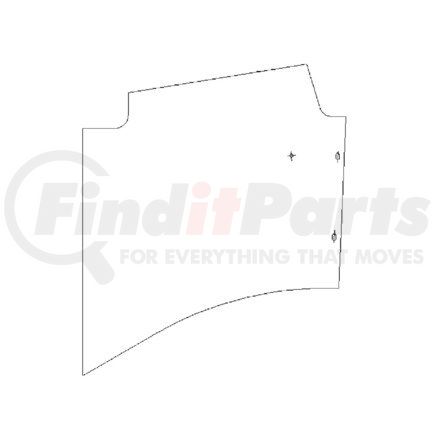 Freightliner A18-26207-000 Rear Body Panel Trim Panel