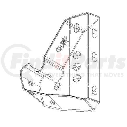 Freightliner A18-31918-001 BRACKET HOOD SUPPORT R/H