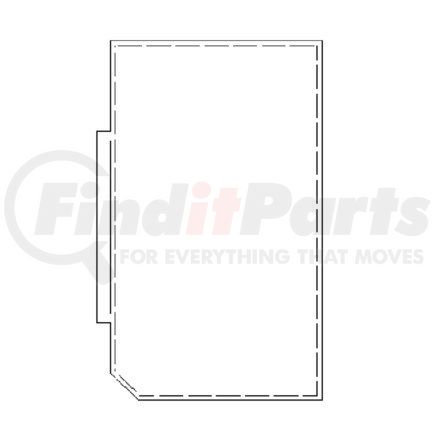 Freightliner A18-49373-000 COVER FLOOR CARPET GRA