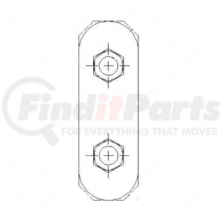 Freightliner A21-25329-000 Bumper Plate