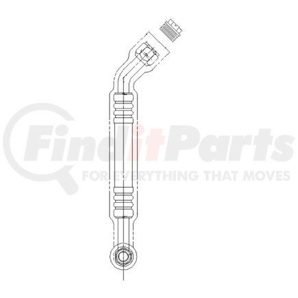 Freightliner A22-38762-000 HVAC Suction Hose - Conventional