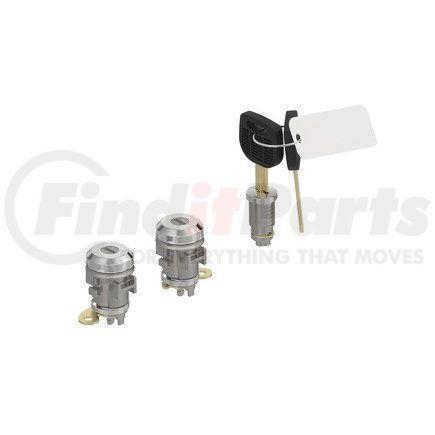 Freightliner A22-77287-166 Door and Ignition Lock Set - Random Key Codes