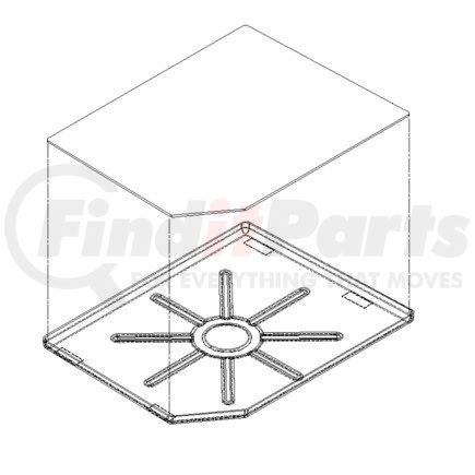 Freightliner A22-57993-000 SHELF UPR CBNT LH