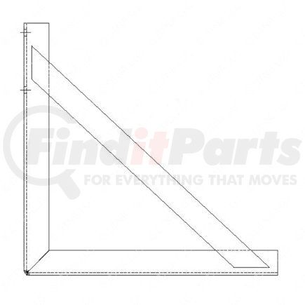 Freightliner A22-63755-000 BRACKET BOX TRACTOR EQUIP