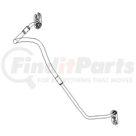 Freightliner A22-59792-004 A/C Hose Assembly - Discharge, Steel, 25.98" L, 1000 psi Burst, with End Fitting