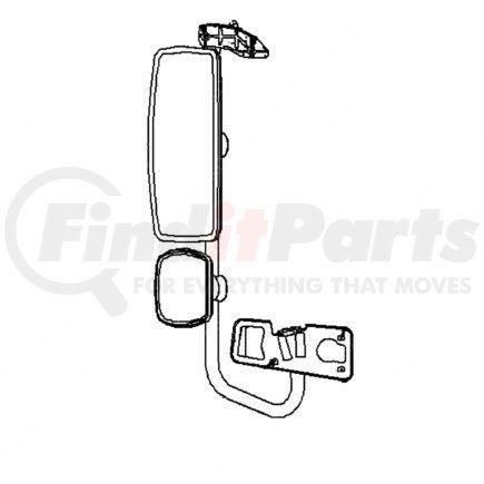 Freightliner A22-62158-001 Door Mirror - Assembly