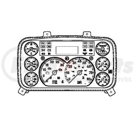 Freightliner A22-74208-213 Instrument Cluster Assembly - ICU3S M2, Hb, Nft, Air