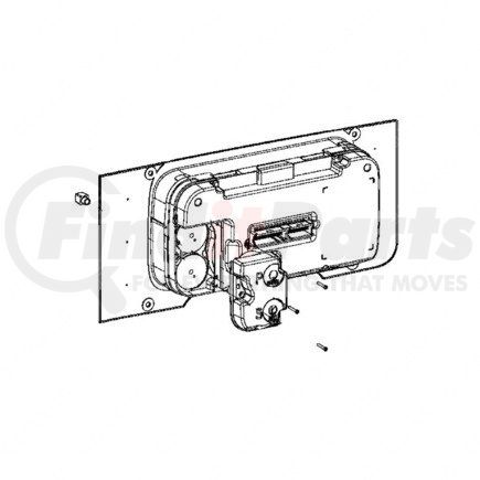 Freightliner A22-76208-100 Instrument Cluster - Assembly, ICU 3, P3, US