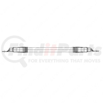 Freightliner A66-04660-148 Multi-Purpose Electrical Cable - Battery To Ground, Negative, 4/0, M8, 3/8, 148 Inch