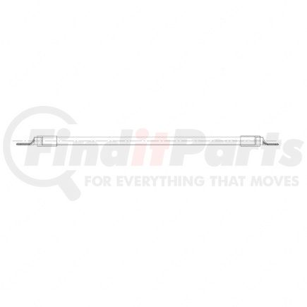 Freightliner A66-04704-042 Multi-Purpose Electrical Cable - Alternator to Ground, Negative, 2 Gauge, M8 X1/2, 42 Inch