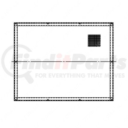 Freightliner A22-41064-005 Grille Screen - Insect/Bug Screen, Removable