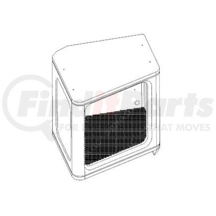 Freightliner A22-42877-900 CBNT RH UPR 70 NO TOP