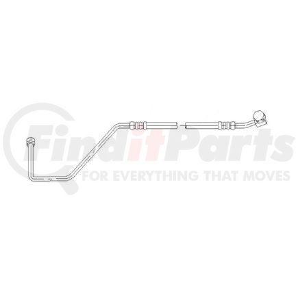 Freightliner A22-45191-008 A/C Hose Assembly - #8, 36.5, Condenser/105F