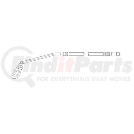 Freightliner A22-45191-016 A/C Hose - #8, 42/90 deg, 14 in., Assembly