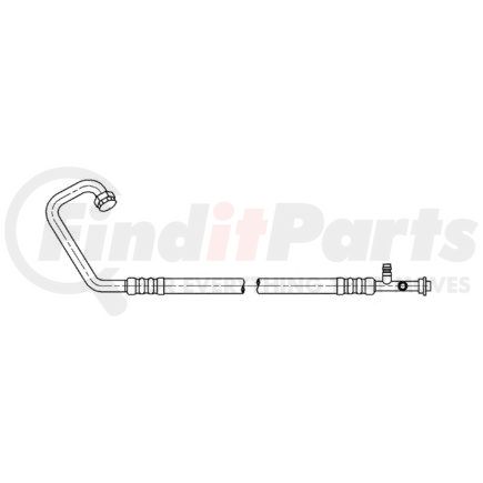 Freightliner A22-45192-010 A/C Hose - #10/12, 121 deg, 40 in., Assembly, Straight