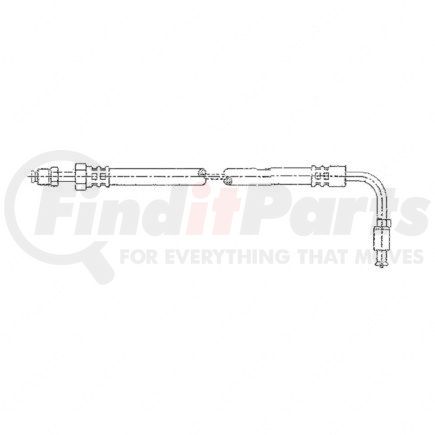 Freightliner A 680 420 01 48 Brake Hydraulic Hose - Steel