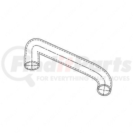Freightliner A 680 501 30 82 Engine Coolant Hose - Silicone with Knitted Nomex Fiber Reinforcement