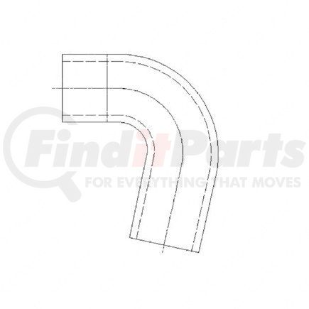 Freightliner A 680 501 56 82 Radiator Coolant Hose